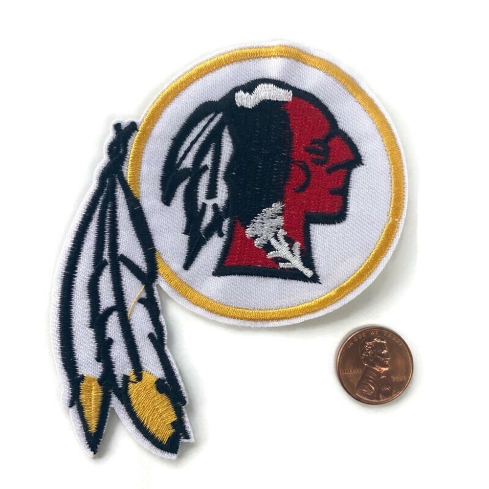 Red Skins Embroidered Patch - Picture 2 of 3